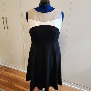 Calvin Klein A-line midi dress sz 14